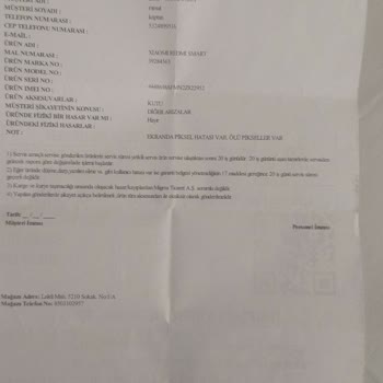 Yanlış Ürün Gönderimi Ve Israrla Kabul Ettirme Çabası