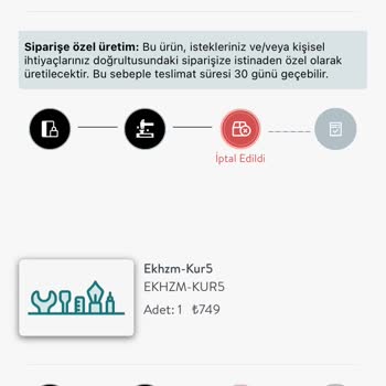 Vivense'den Beklenen Gardırop Teslimatı Ve İade Sorunu