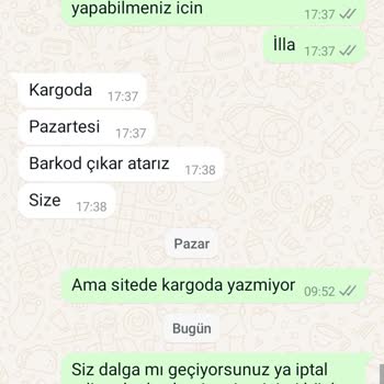 Kargo Süreci Ve Güven Sorunu