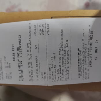 TV Kurulum Ücreti Hakkında Bilgi Talebi