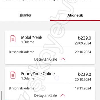 Ceptefun İptal Etmek İstiyorum!