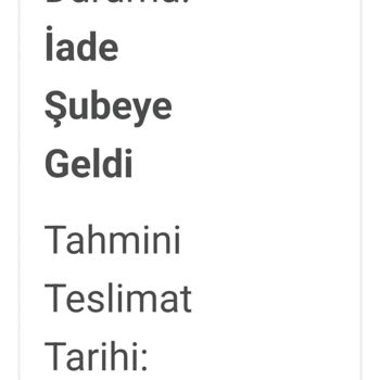 Teslim Edilmeyen Kargo Ve Yanıltıcı Bilgilendirme