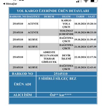Kargo Şirketinin Yanıltıcı Teslimat İddiaları