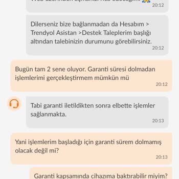 Trendyol'da Garanti Süresi Ve Servis Desteği Sorunu