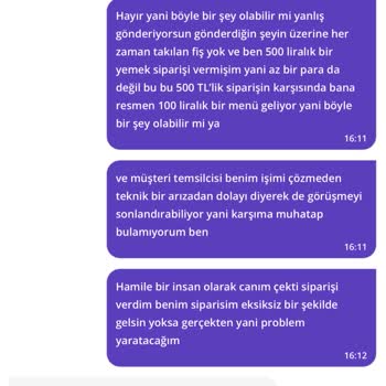 Yanlış Ve Eksik Sipariş Sorunu