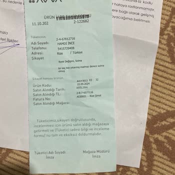 Avva Pantolon Kalitesizliği Ve Müşteri Hizmetleri Sorunu