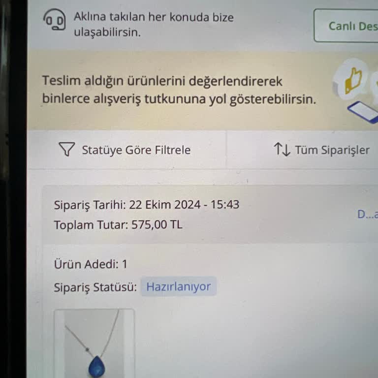 Çiçek Sepeti'nde Hediye Teslim Tarihi Sorunu