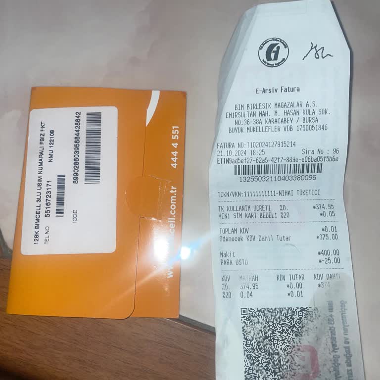 Yanlışlıkla Satılan Sim Kartı İadesi Talebi
