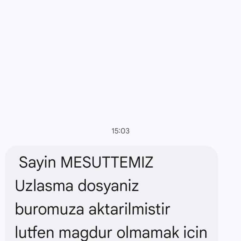 Sahte Hukuk Bürosu Mesajıyla Mağduriyet Riski