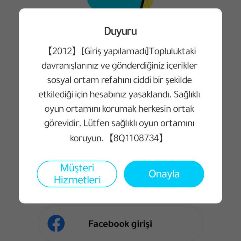 Haksız Hesap Yasaklamasıyla Karşılaştım