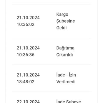 Kargo Şirketinin Keyfi İade Kararı