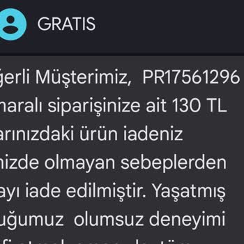 Eksik Ürün Ve İade Sorunu