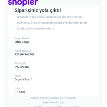 Yanlış Kargo Takip Numarası Ve İptal Sorunu
