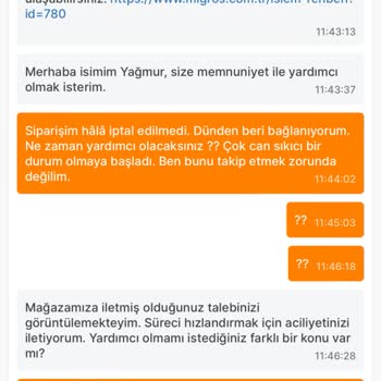 Migros Ekstra'da Ürün Teslimatı Ve İptal Sorunu