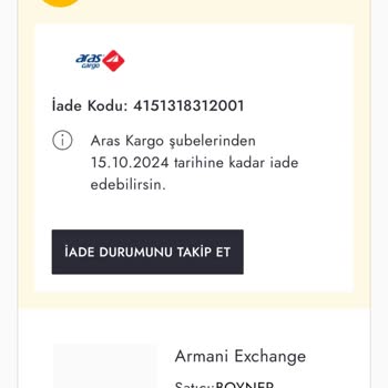 Eksik Parça Ve Geciken İade Sorunu