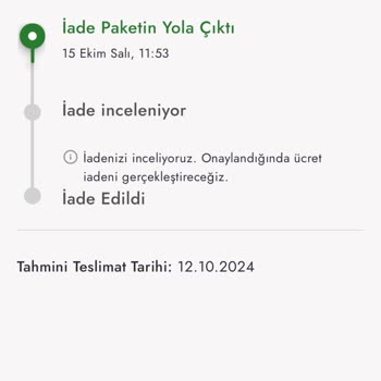 Eksik Parça Ve Geciken İade Sorunu