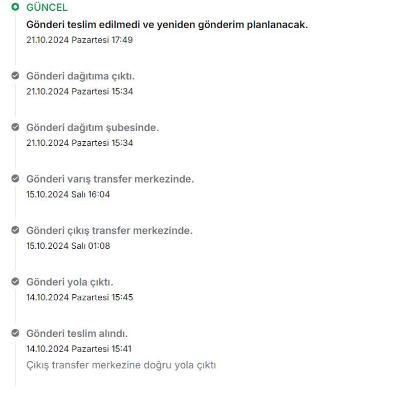 Kargom 8 Gündür Teslim Edilemiyor