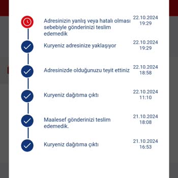 Kargo Teslimatında Sürekli Erteleme Ve Yanıltıcı Bilgilendirme