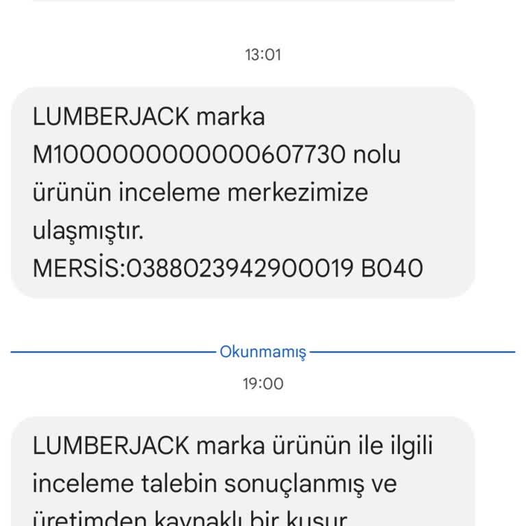 Lumberjack Ayakkabıda Kalite Sorunu Ve Yetersiz Müşteri Hizmeti