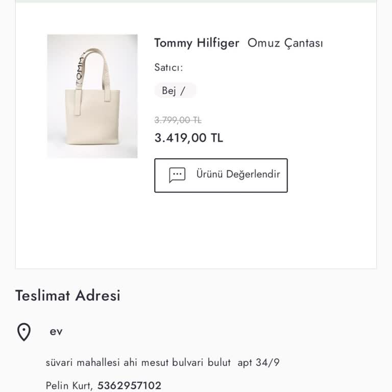 Boyner'den Alınan Çantada Erken Deformasyon Sorunu