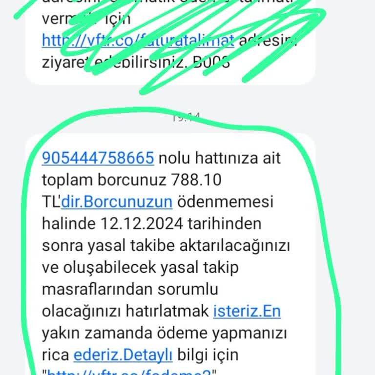 Vodafone'dan Onaysız Abonelik Ve Sürekli Borç Sorunu
