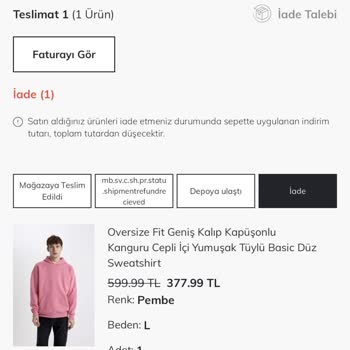 DeFacto'da Uzayan Kargo Ve İptal Sorunu