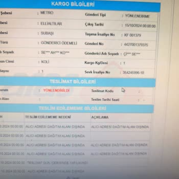 Kayıp Kargo: Aras Kargo İle Teslimat Sorunu