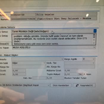 Ebebek'te Ürün Ve Müşteri Hizmetleri Sorunu