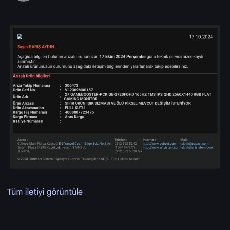 Hatalı Ürün Ve Yavaş İade Süreci