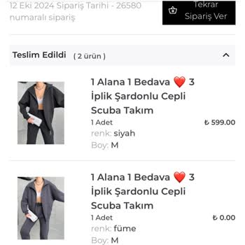 La Podio Butik Yanlış Ürün Gönderimi: Beklenen Eşofman Takımı Yerine Tayt Ve Sporcu Sutyeni