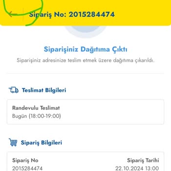 Şok Sanal Market'te Teslimat Sorunu Ve Yetersiz Müşteri Hizmeti