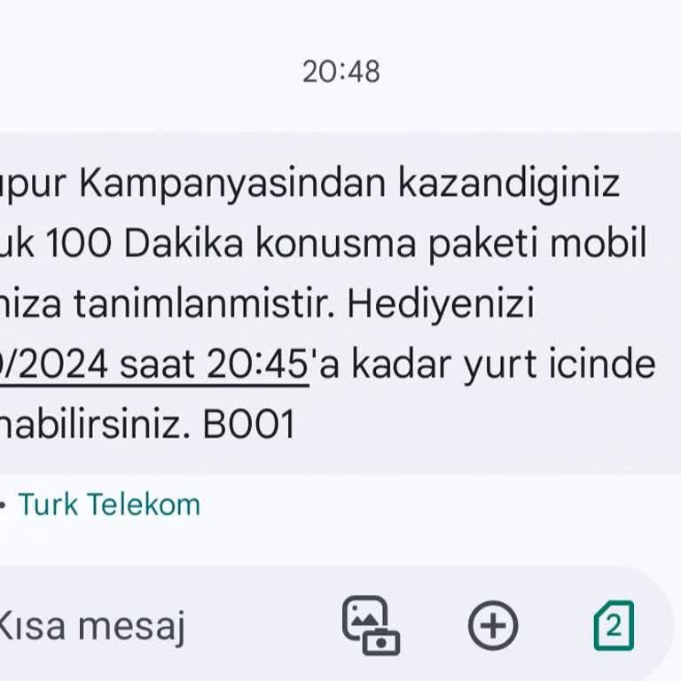 Sürekli Hediye Dakika Yerine İnternet İhtiyacı