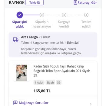 Kargoya Verilmeyen Ürün Ve Yetersiz Müşteri Hizmeti