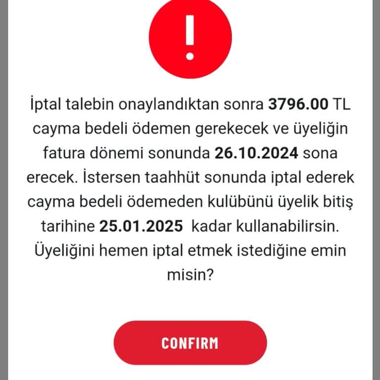 Macfit Üyeliği Cayma Bedeli Sürprizi