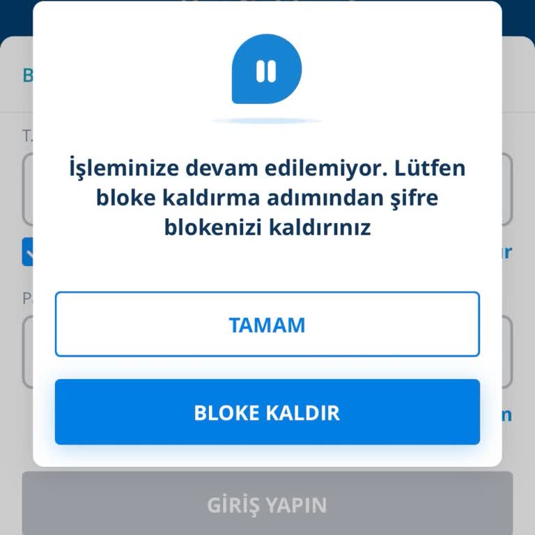 Sim Bloke Kaldırma Sorunu