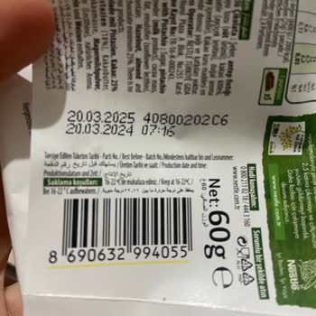 Nestle Damak Çikolata'da Beklenmedik Renk Ve Tat Sorunu