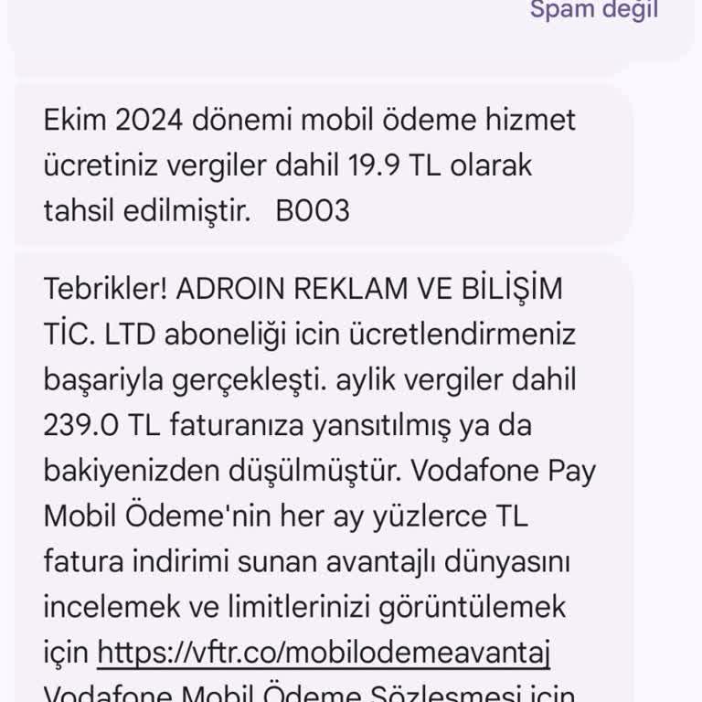 İzinsiz Abonelik Ve Haksız Ücretlendirme