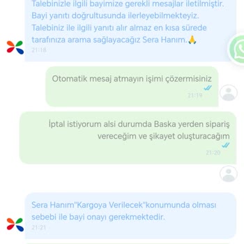 Geç Teslimat Ve Yetersiz Müşteri Hizmeti Mağduriyeti