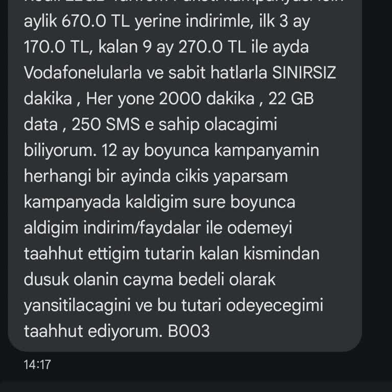 Yanıltıcı Tarife Bilgisi Ve Müşteri Hizmetleri Sorunu