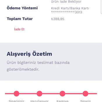 Penti İade Sürecinde Yaşanan Gecikme Ve Müşteri Mağduriyeti