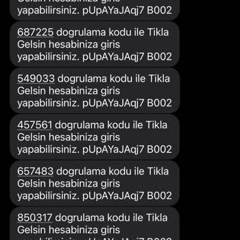 Sürekli Gelen Doğrulama Kodlarıyla İmtihan