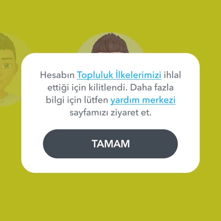 Haksız Yere Kapatılan Snapchat Hesabı