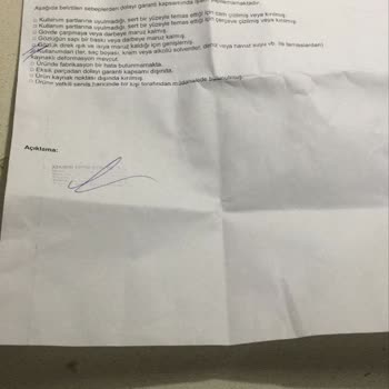 Kullanılmamış Gözlükte Ani Bozulma Ve Müşteri Hizmetleri Sorunu