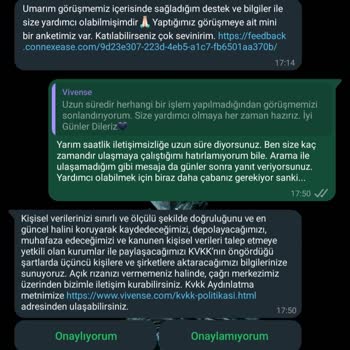 Vivense İade Sürecinde İletişim Sorunu Ve Geciken Ödeme