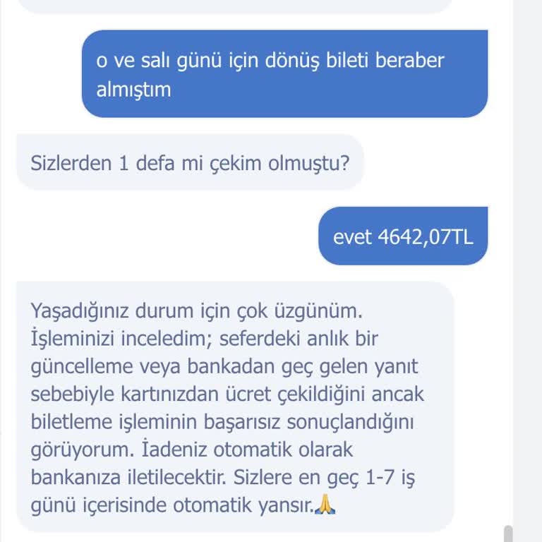 Bilet Onaylanmadı Para İadesi Beklerken Toplantı Kaçtı