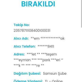 Kargo Teslimatında Yanıltıcı Bilgilendirme Sorunu