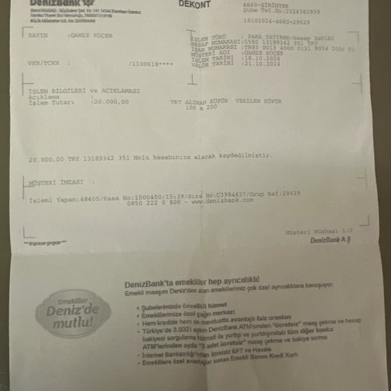 Denizbank'ın Hatası Yüzünden Borç Ödenemiyor