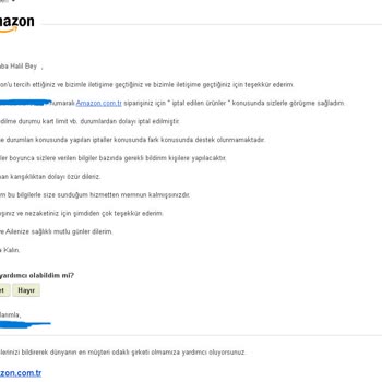 Çelişkili Bilgiler Ve İptal Edilen Sipariş: Mağduriyetimin Giderilmesini İstiyorum