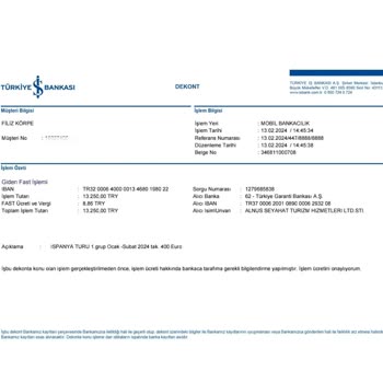 İspanya Turu Mağduriyeti Ve Geri Ödeme Sorunu