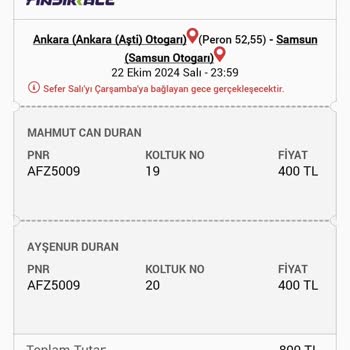 Yanlış Peron Bilgisi Nedeniyle Mağduriyet Yaşadım